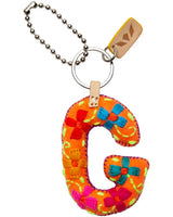 CONSUELA ORANGE FELT ALPHABET CHARM "G" CHRM3645FOCOOS