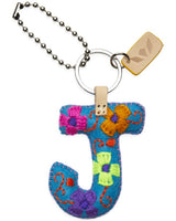 CONSUELA TURQUOISE FELT ALPHABET CHARM "J" CHRM3648FTCOOS