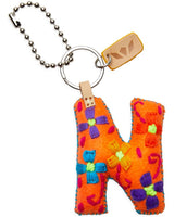 Consuela - Charm - Orange Felt Alphabet Charm ?N’
