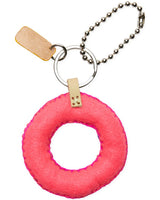 PINK FELT ALPHABET CHARM "O"