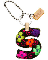 CONSUELA BLACK FELT ALPHABET CHARM "S" CHRM3657FBCOOS