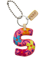 CONSUELA PINK FELT ALPHABET CHARM "S" CHRM3657FPCOOS