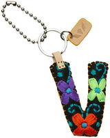 CONSUELA BLACK FELT ALPHABET CHARM "V" CHRM3660FBCOOS