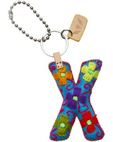 Consuela - Charm - Turquoise Felt Alphabet Charm ?X’