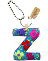 CONSUELA TURQUOISE FELT ALPHABET CHARM "Z" CHRM3664FTCOOS