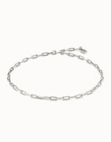 Uno De 50 - Sterling Silver-plated Short Chain