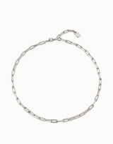 Uno De 50 - Sterling Silver-plated Short Chain