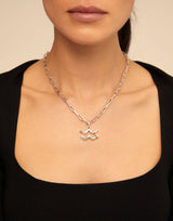 Uno De 50 - Sterling Silver-plated Short Chain