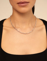 Uno De 50 - Sterling Silver-plated Short Chain