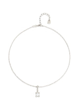 Uno De 50 - Sterling Silver-plated Necklace with White