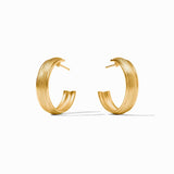 Cobblestone Hoops in Gold by Julie Vos