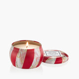 Crushed Candy Cane Mini Tin Candle by Voluspa