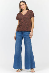 Vanya Tee Brown Leopard view 2
