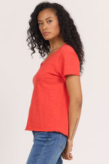 Vanya Tee Poppy Red view 3