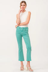 Dear John Denim - Jeanne High Rise Cropped Flare Jeans - 25
