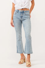Dear John Denim - Jeanne High Rise Cropped Flare Jeans