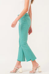 Dear John Denim - Jeanne High Rise Cropped Flare Jeans