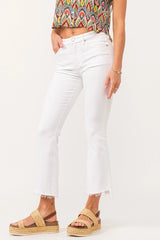 Dear John Denim - Jeanne High Rise Cropped Flare Jeans