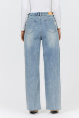 Audrey High Rise Wide Leg Jeans Sketchbook Fade view 4