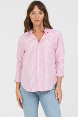 Lolita Shirt Pale Lilac Stripe