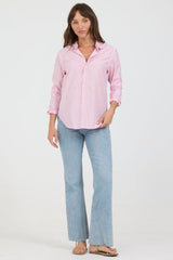 Lolita Shirt Pale Lilac Stripe view 4