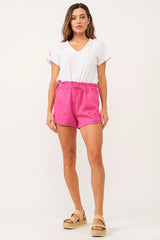Dear John Denim - Krissy Super High Rise Shorts - Xs / Pink