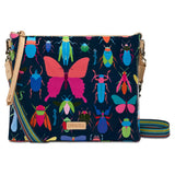 Gemma Downtown Crossbody - blue bug print