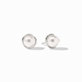 Penelope Studs in Pearl view 2