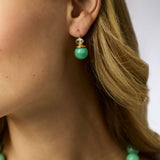 Portofino Demi Earrings in Aqua Jade view 2