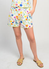 Flores Short in White view 3