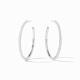 Juliet Hoops in Pearl view 3