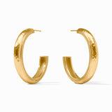 Cannes Hoops in Gold view 3