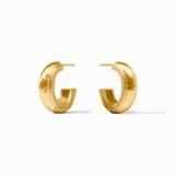 Cannes Hoops in Gold view 4