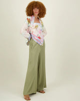 Me369 - Ariel Wide Leg Linen Pants