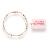 ILY Bracelet in Gold by Beaded Blondes
