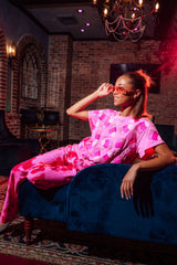 Queen of Sparkles - Pink Candy Corn Tee