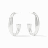 Laguna Hoops in Silver by Julie Vos