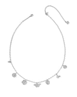 Cailey Vintage Silver Charm Necklace view 2