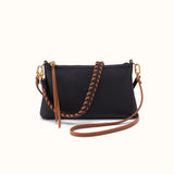 Darcy Crossbody in Black and Tan by HOBO