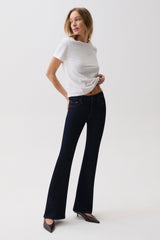 Pistola Kinsley Mid Rise Ultra Flare Jean - Night Flight