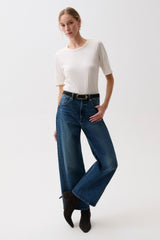 Pistola Kyra High Rise Bowed Ankle Jean - Cosmic - alternate view 1
