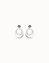 Uno De 50 - Sterling Silver-plated Irregular Hoop Earrings