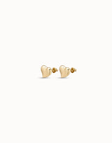 Uno De 50 - 18k Gold-plated Medium Sized Heart Shaped