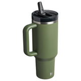 Quencher ProTour Flip Straw Tumbler 40 oz in Dried Pine VRT by Stanley