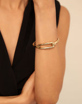 Uno De 50 - 18k Gold-plated Buckle Bracelet