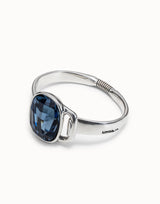 Uno De 50 - Sterling Silver-plated Bracelet with Blue