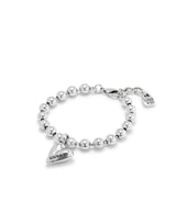 Uno De 50 - Sterling Silver-plated Bracelet with Beads