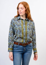 Santiago Top in Blue