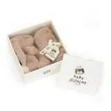Jellycat - Plush - Bashful Luxe Bunny Rosa Soother