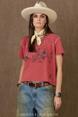 Oil Camp Tee in Oil Rag by Double D Ranch
